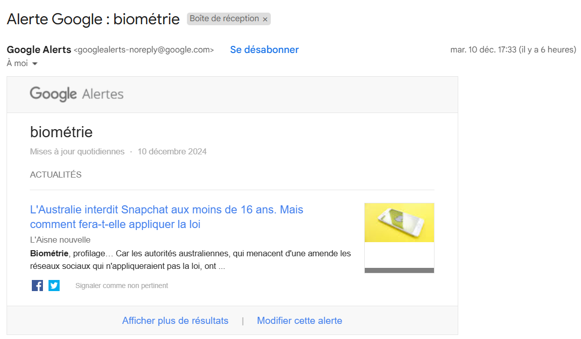 Google Alertes
